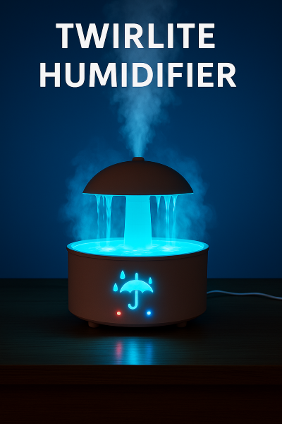 TwirlMist - Rotating Aroma Humidifier